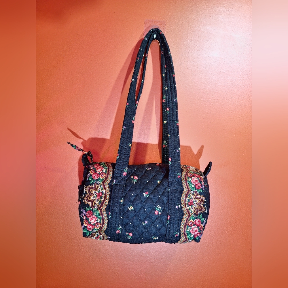Vera Bradley Duffle Bag Petit Point Fall Print 1997